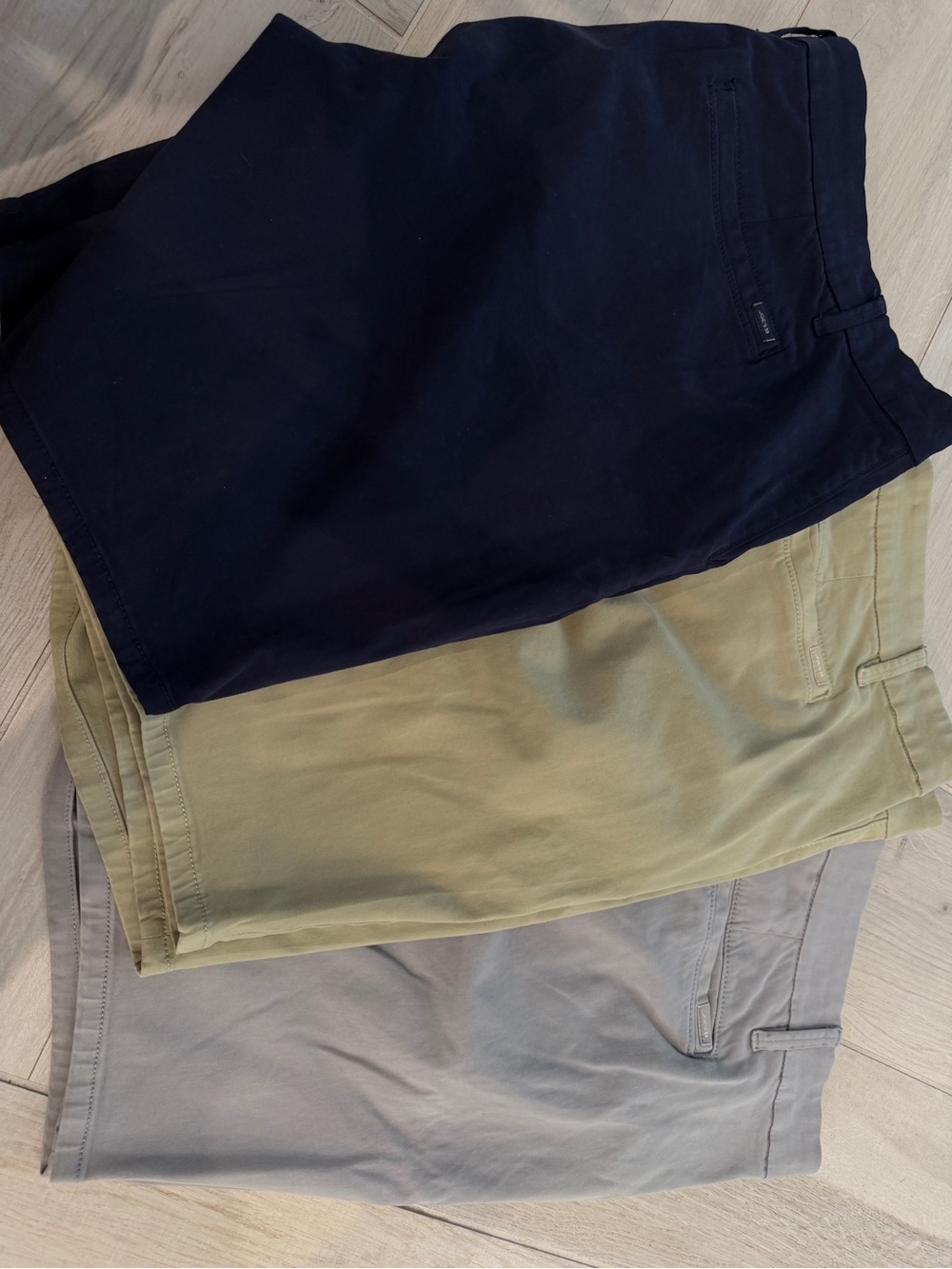 Joe's Jeans Men's Shorts in Navy, Olive, and Gray